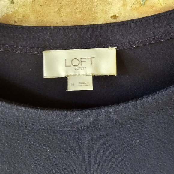 Navy Blue Short Sleeve T-shirt Dress with Drawstring Waist - Picture 11 of 11